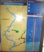 チャオプラヤ・エクスプレスの路線図